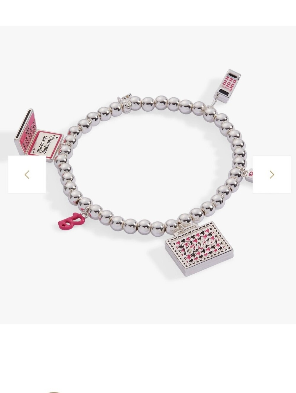 Barbie × Alex & Ani Limited Edition "GIRL BOSS" Stretxh Bracelet